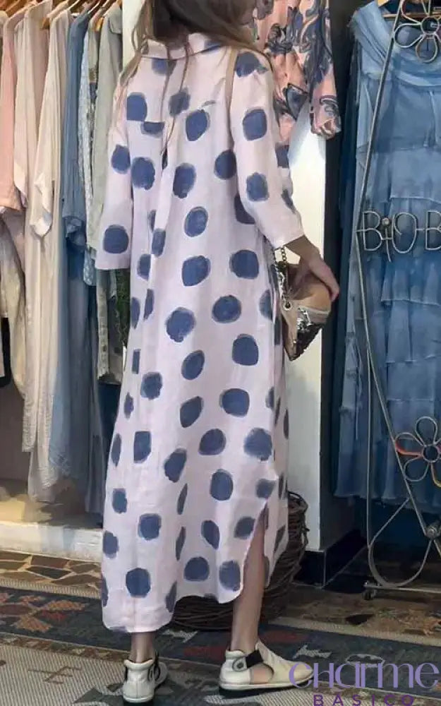 VESTIDO LAURA - ESTILO DESCONTRAÍDO EM LINHO