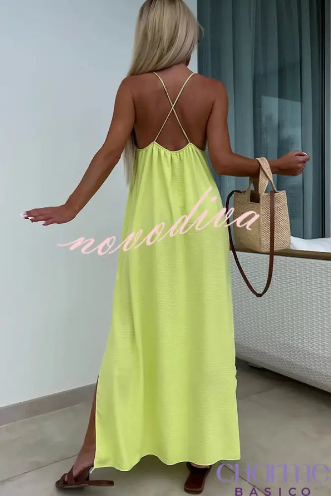 Vestido Maxi Rosa Alessandra