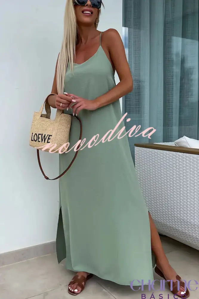 Vestido Maxi Rosa Alessandra