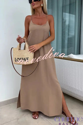 Vestido Maxi Rosa Alessandra