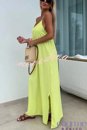 Vestido Maxi Rosa Alessandra