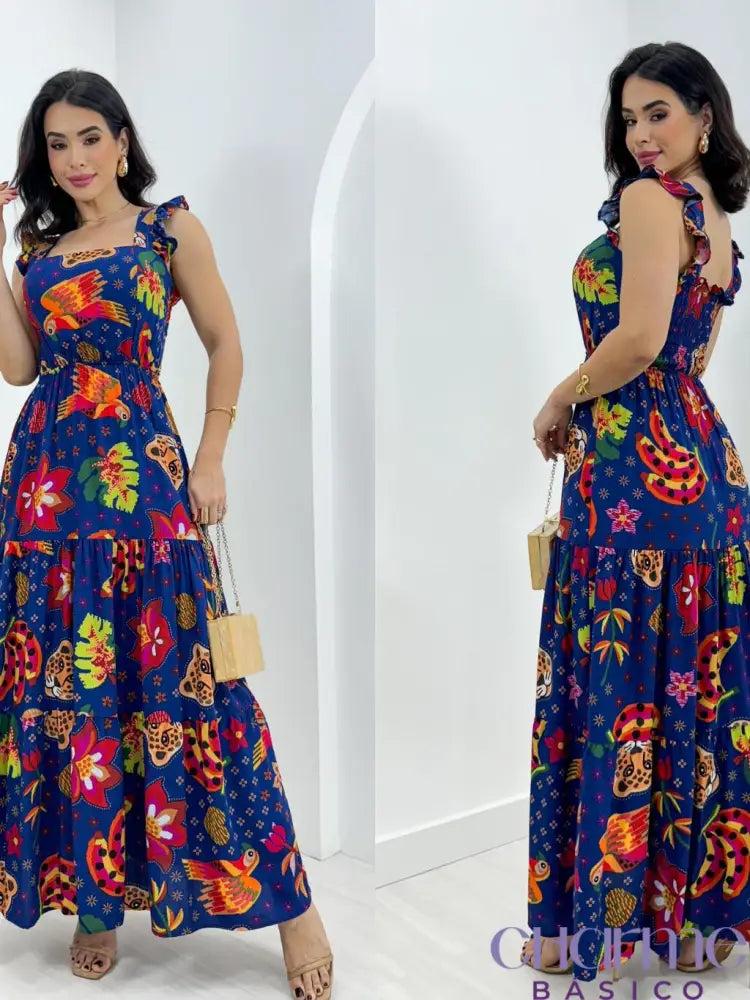 Vestido Rafaela em Viscolinho –